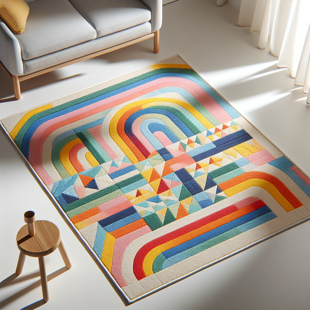Tapis Enfant Arc-en-Formes