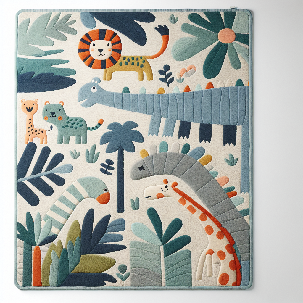 Tapis Enfant Jungle Joyeuse