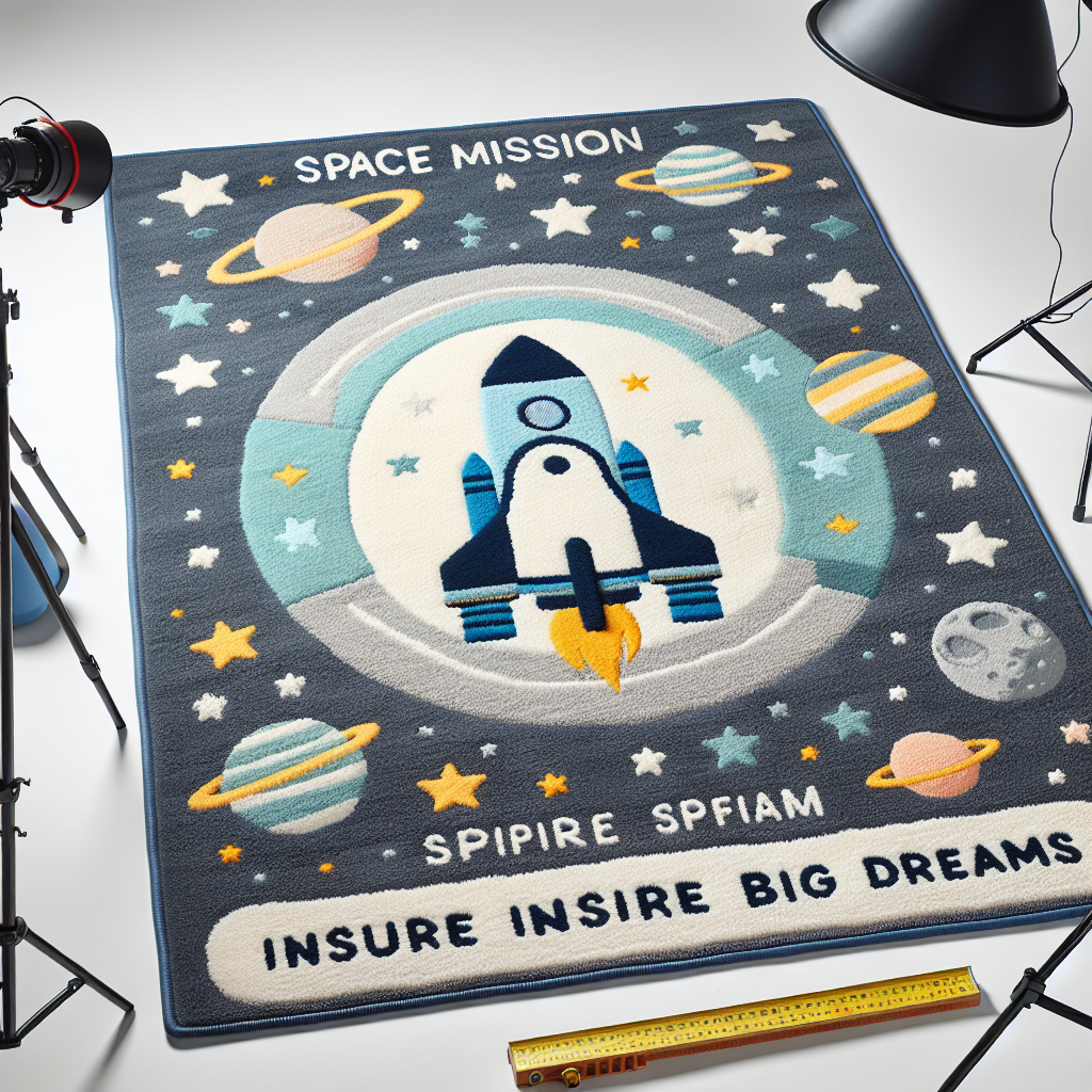 Tapis Enfant Mission Espace
